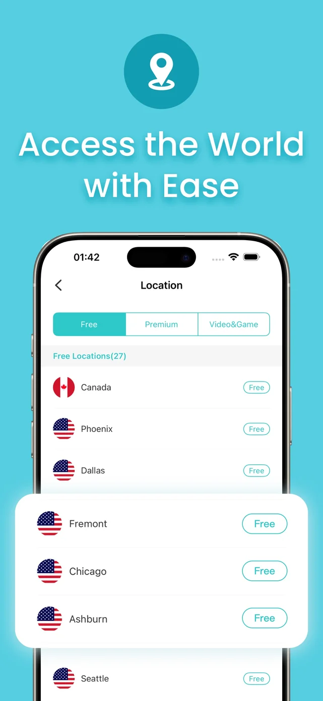 X-VPN: VPN Fast & Secure App Store screenshot 3
