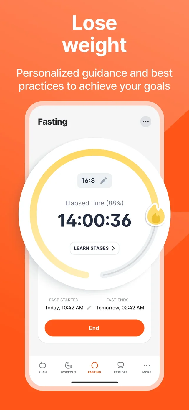 Fitself: Fitness and Fasting App Store screenshot 2