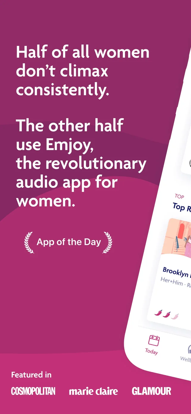 Emjoy - Female wellcare App Store screenshot 1