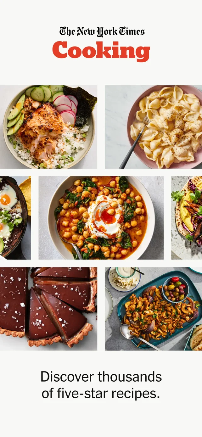NYT Cooking: Quick Tasty Meals App Store screenshot 1