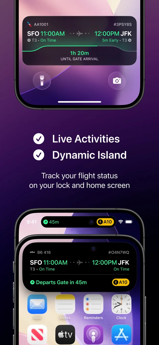 Flighty – Live Flight Tracker App Store screenshot 3