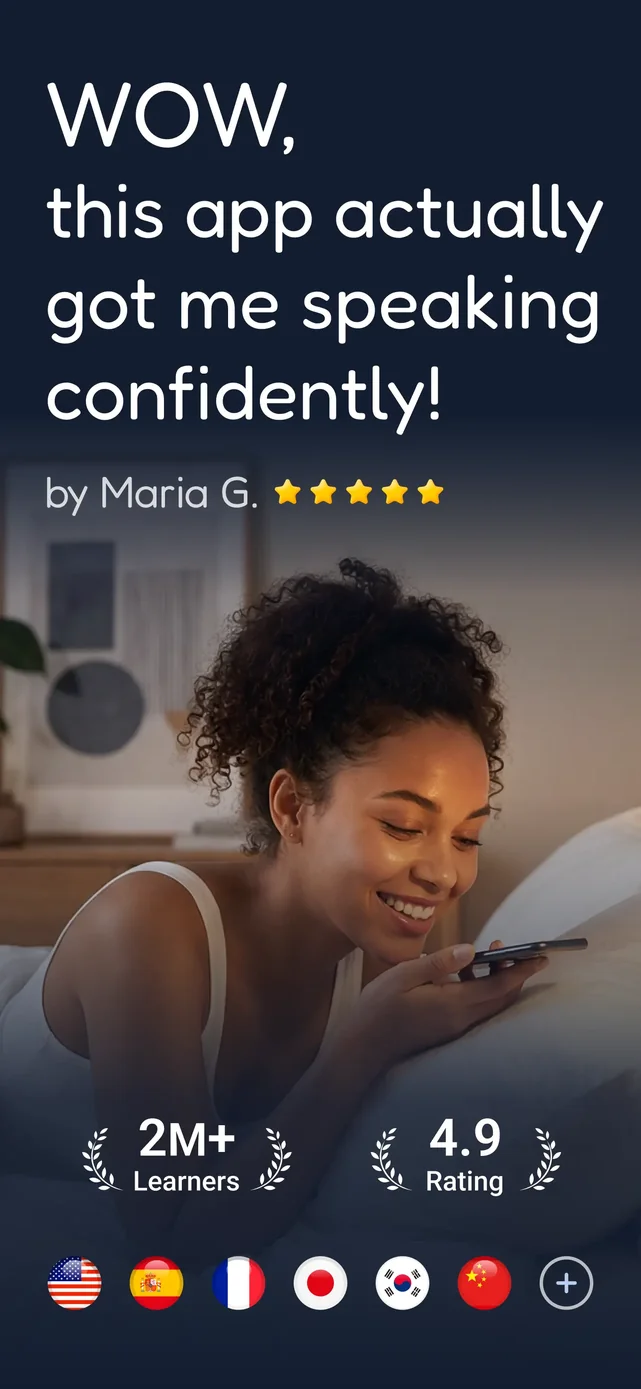 TalkMe: Speak & Learn English App Store screenshot 1