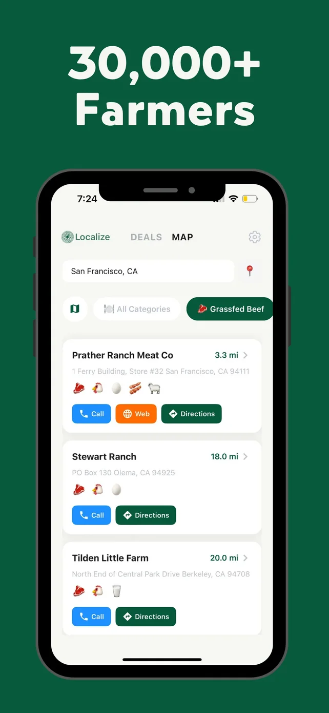 Localize - Farmers Market App Store screenshot 2