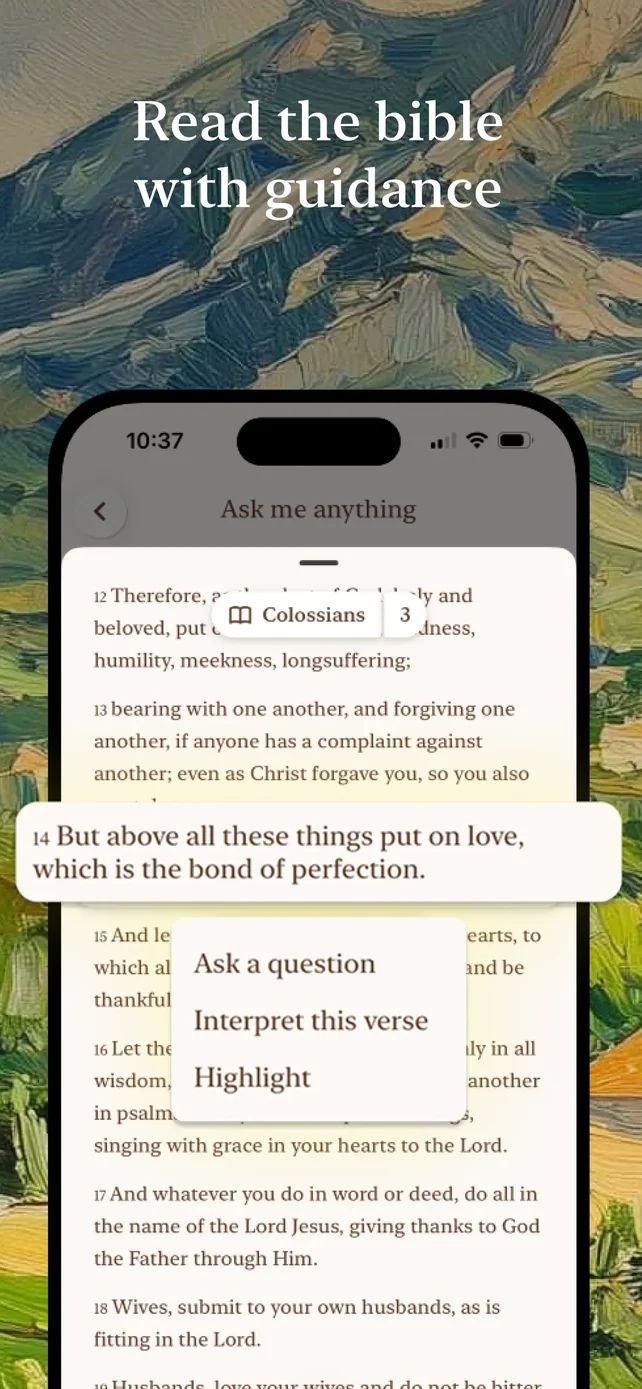 Haven - Bible Chat App Store screenshot 3