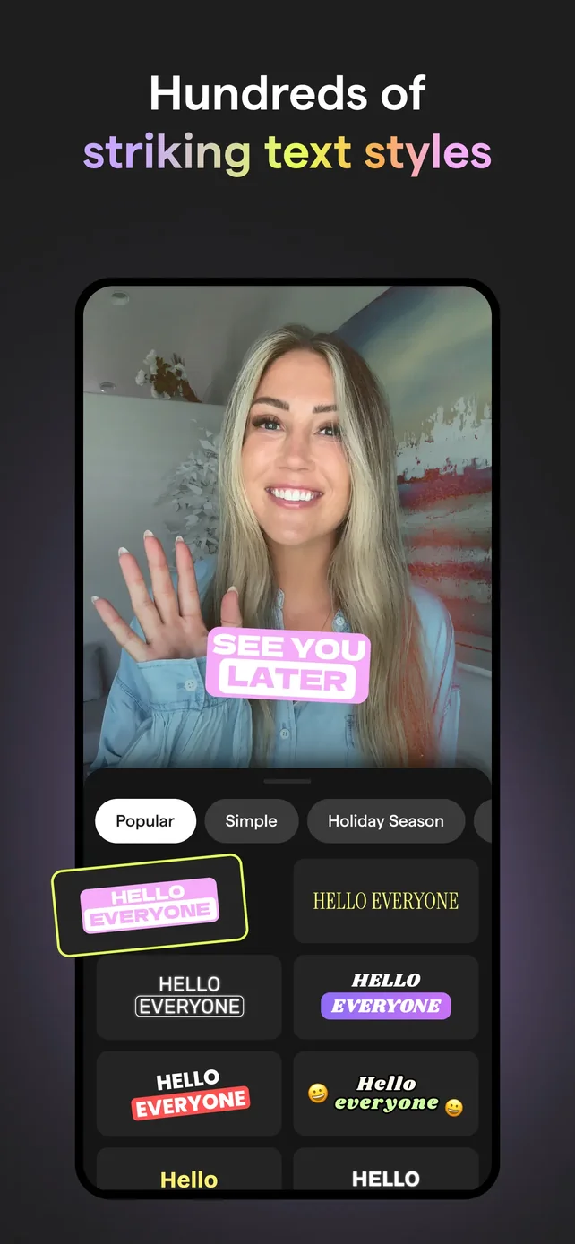 Mojo: AI Video & Reels Editor App Store screenshot 4