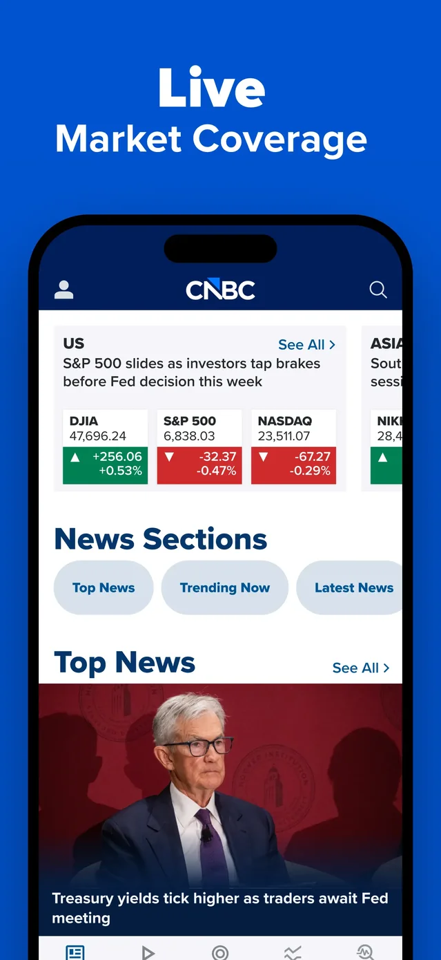 CNBC: Stock Market & Business App Store screenshot 1