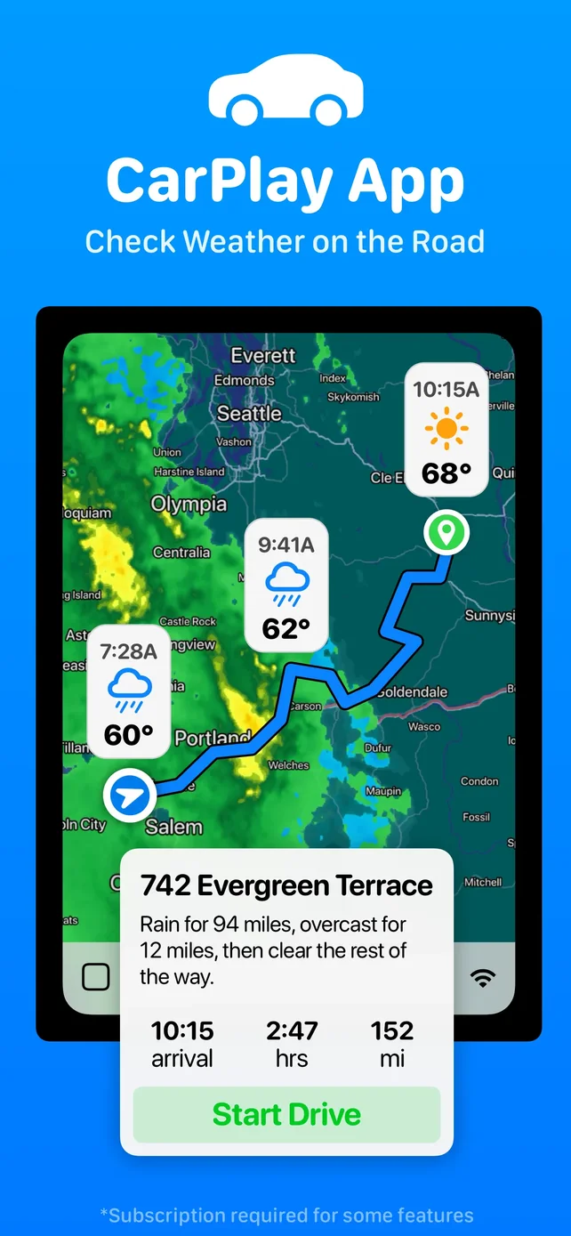 CARROT Weather: Alerts & Radar App Store screenshot 4