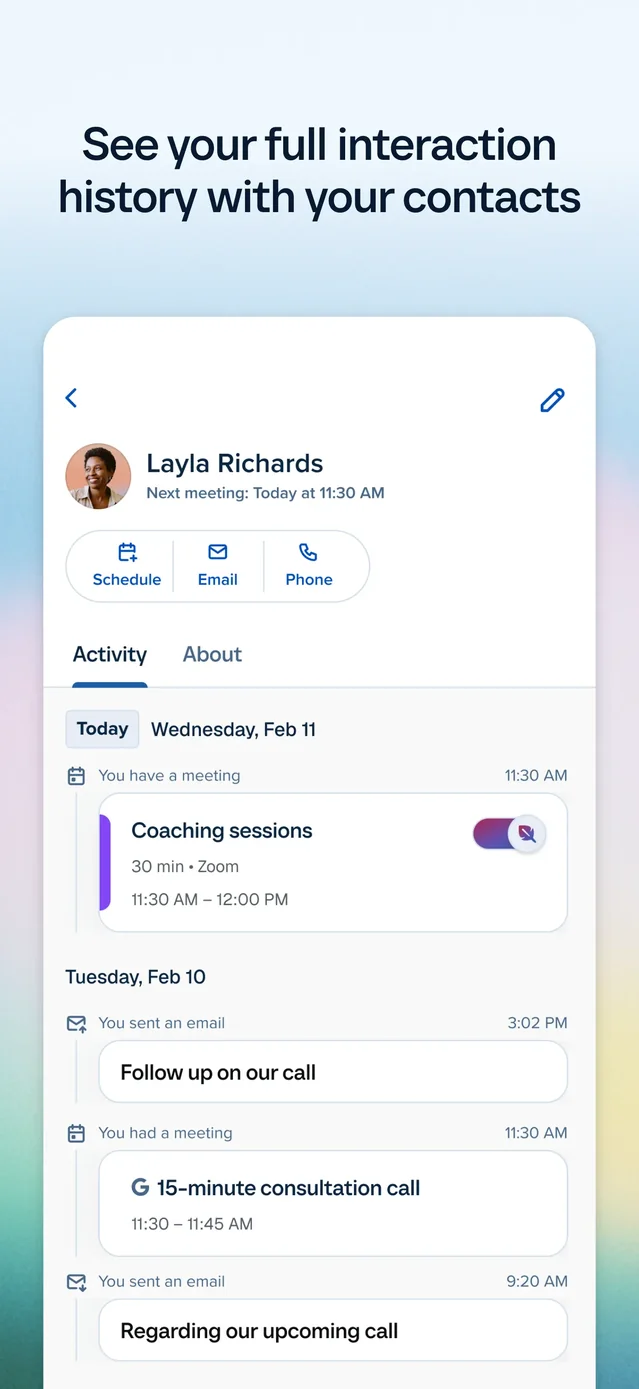 Calendly Mobile App Store screenshot 4
