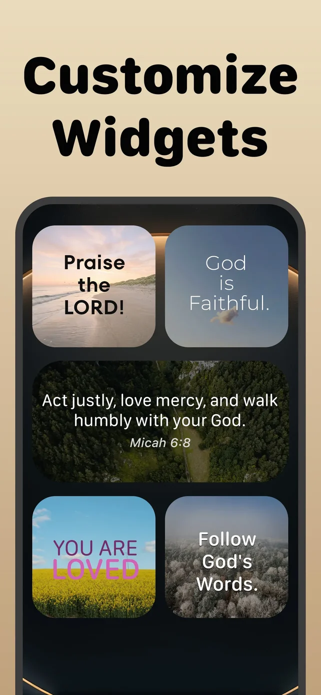 Holy Bible Widget: Daily Verse App Store screenshot 2