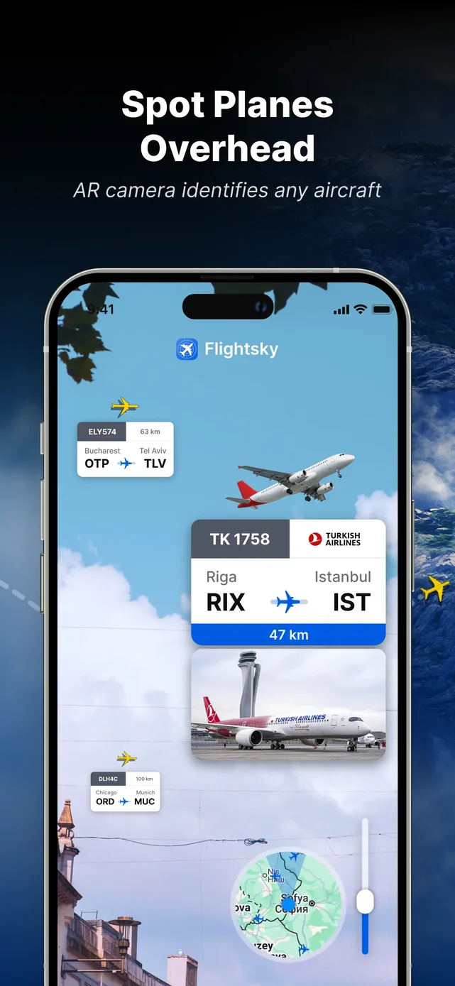 FlightSky: Live Flight Tracker App Store screenshot 2