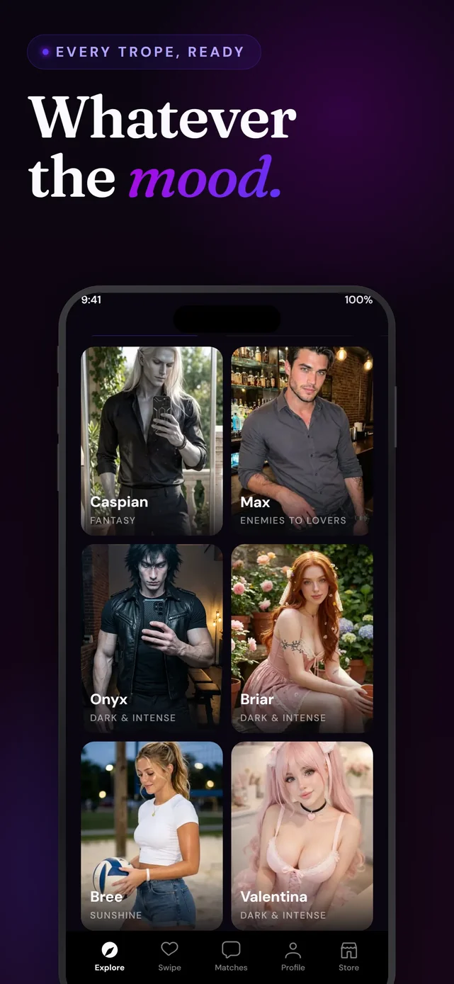 Heyyyy: Stories that text back App Store screenshot 3