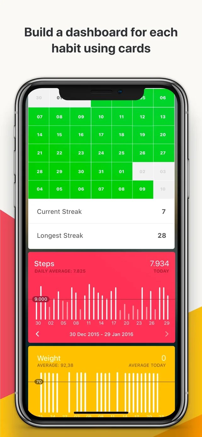 Today Habit tracker App Store screenshot 3