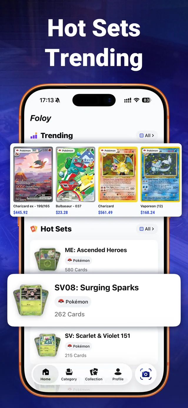 TCG Card Scanner & Value-Foloy App Store screenshot 3