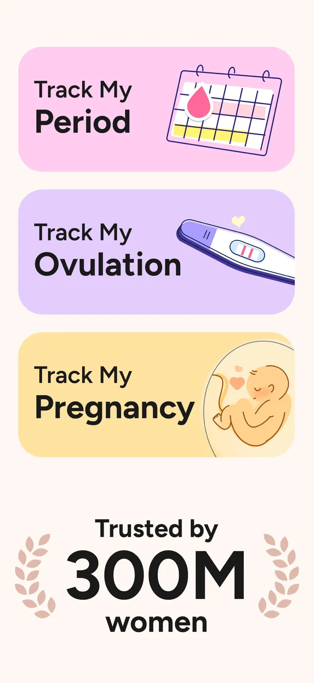 Period Tracker Period Calendar App Store screenshot 1