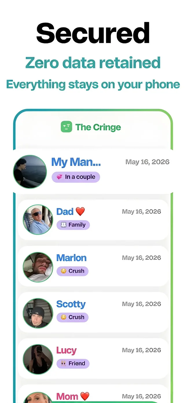 The Cringe: Chat Wrapped App Store screenshot 4