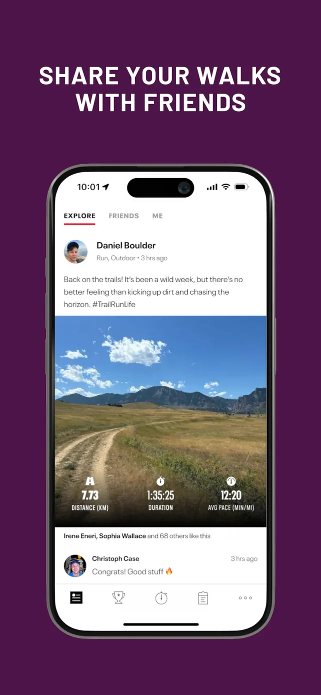 Map My Walk: Walking Tracker App Store screenshot 4