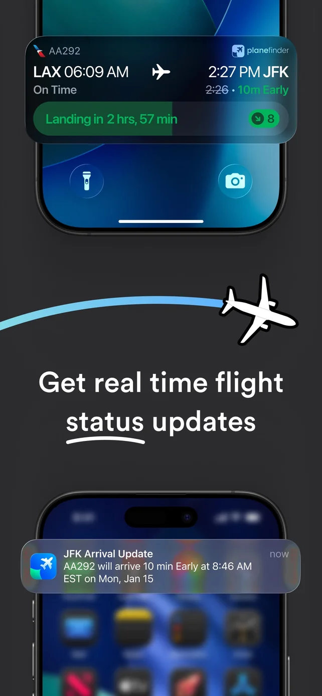 Plane Finder ⁃ Flight Tracker App Store screenshot 3