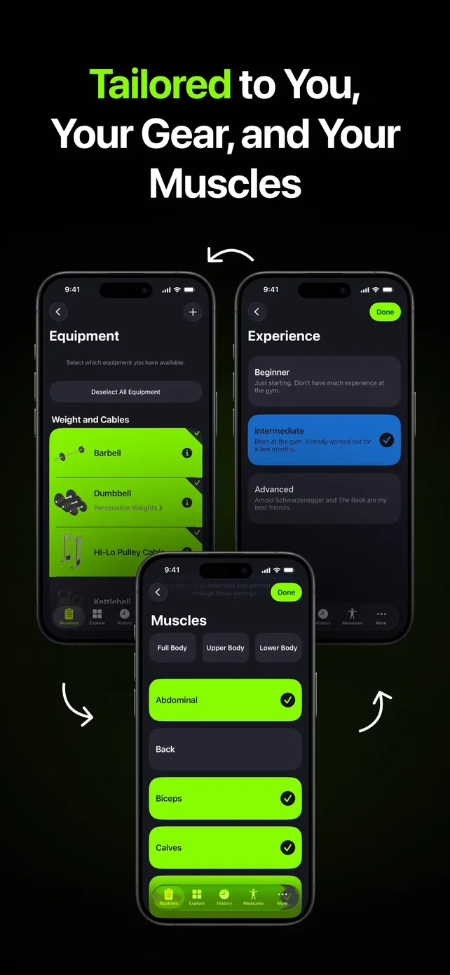 SmartGym: Gym & Home Workouts App Store screenshot 3