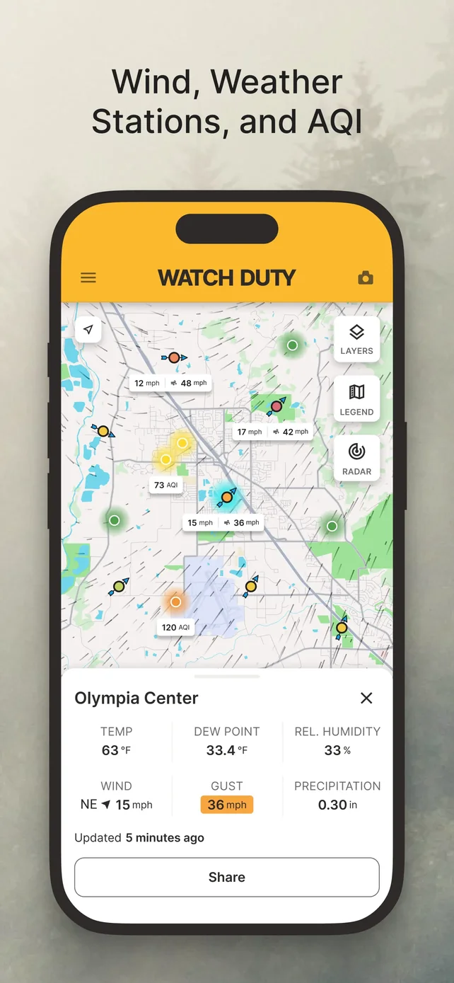 Watch Duty: Wildfire & Floods App Store screenshot 4