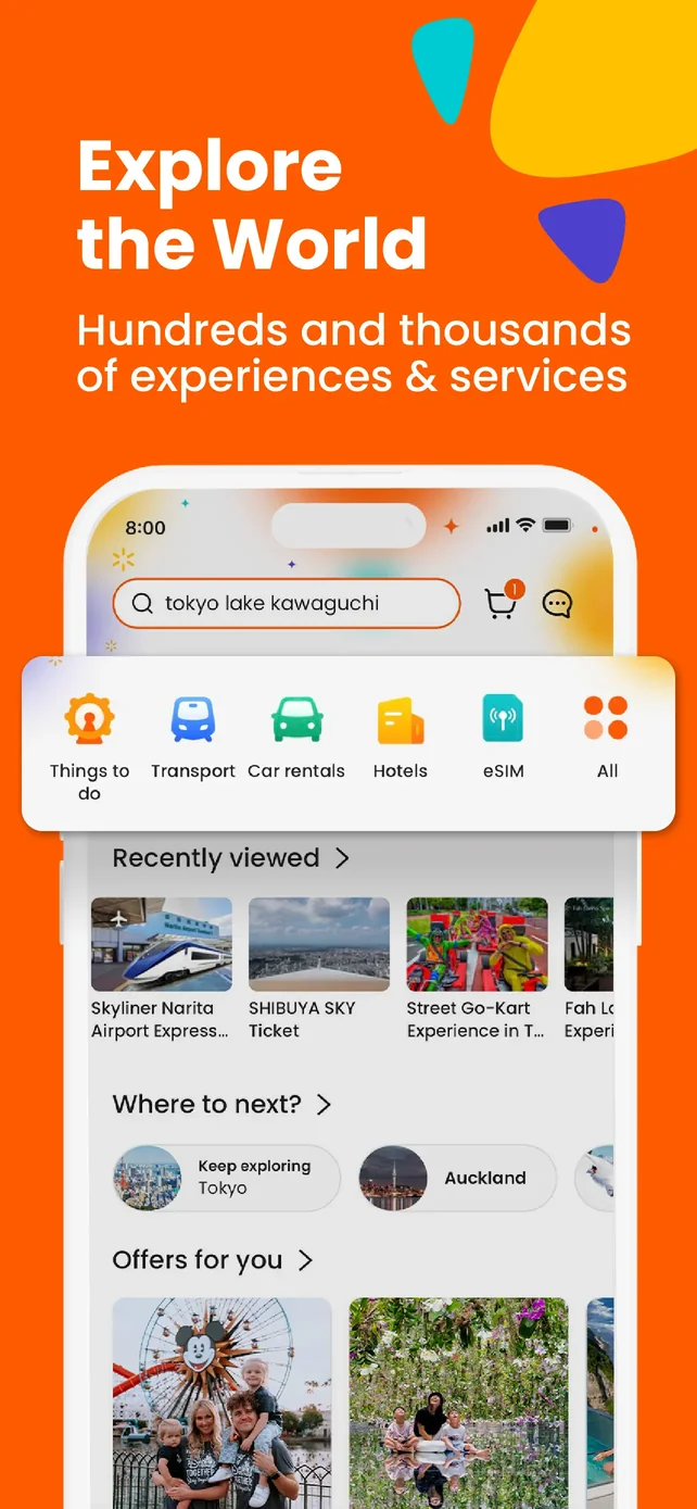 Klook: Travel & Activities App Store screenshot 1