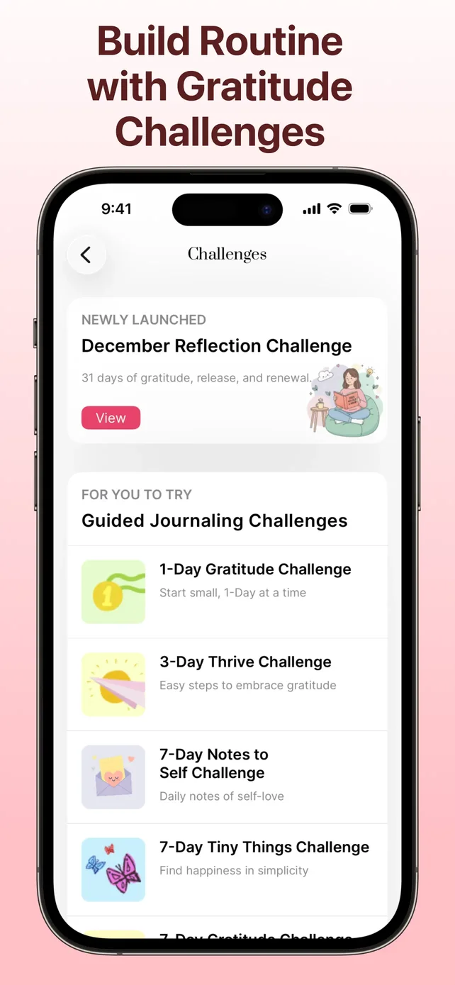 Gratitude: Self-Care Journal App Store screenshot 4