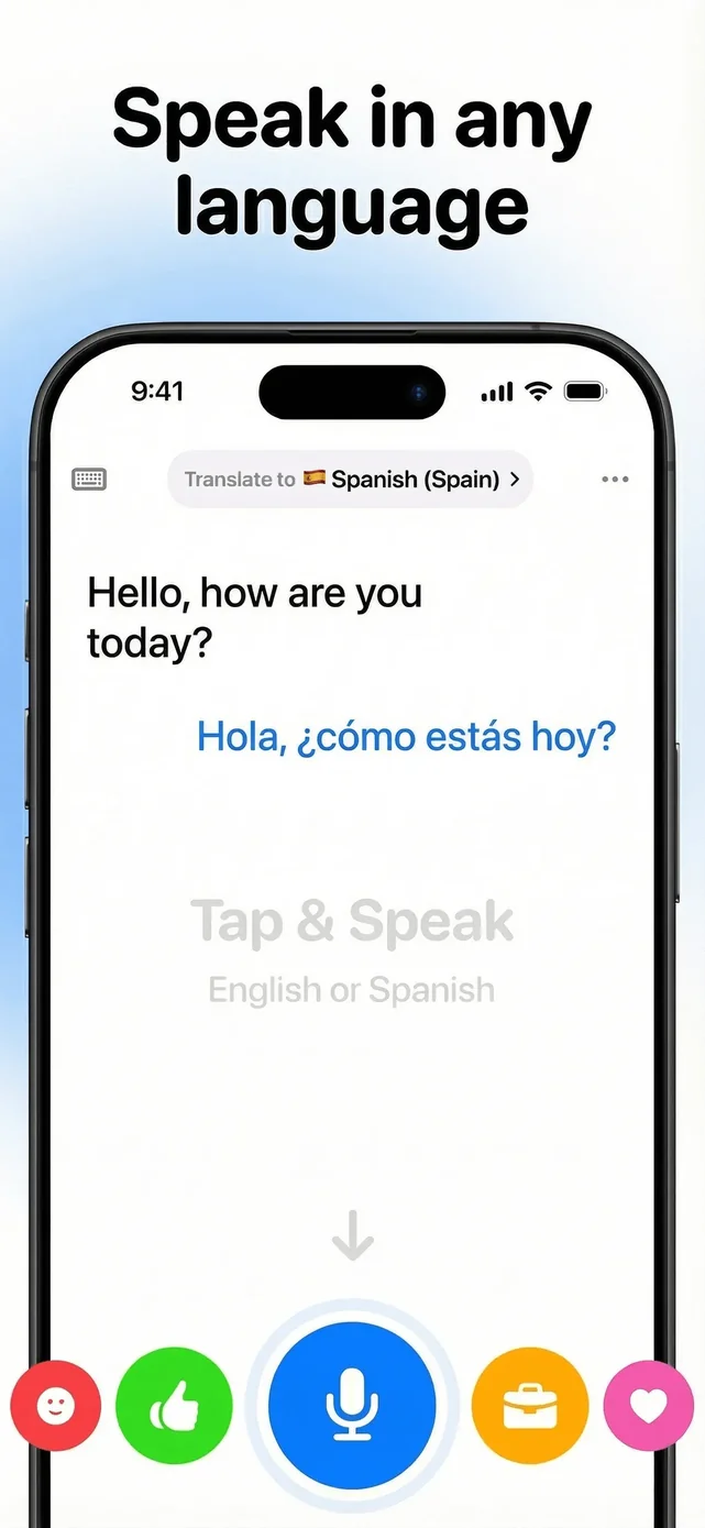 Translate your Voice - Talk AI App Store screenshot 2