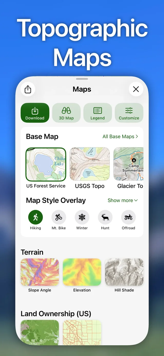 Topo Maps+: Topographic Maps App Store screenshot 4