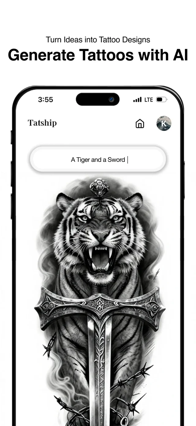 Tatship: Tattoo Design Try On App Store screenshot 3