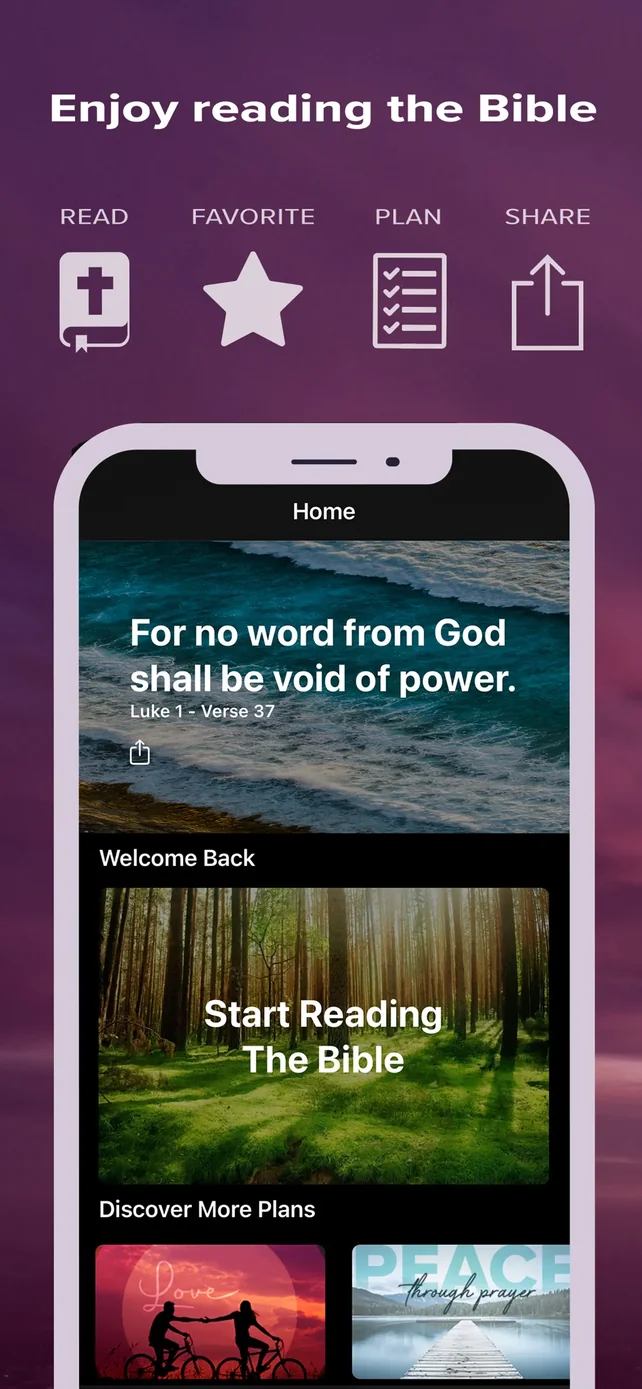 The Bible - Verse & Prayer App Store screenshot 1