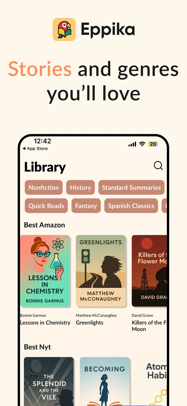 Eppika: Read & Learn Languages App Store screenshot 4