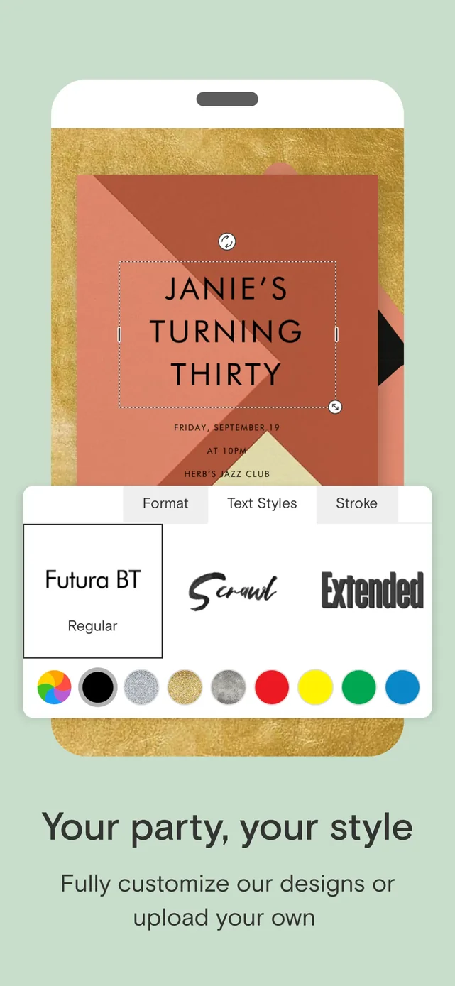 Paperless Post: Invitations App Store screenshot 4