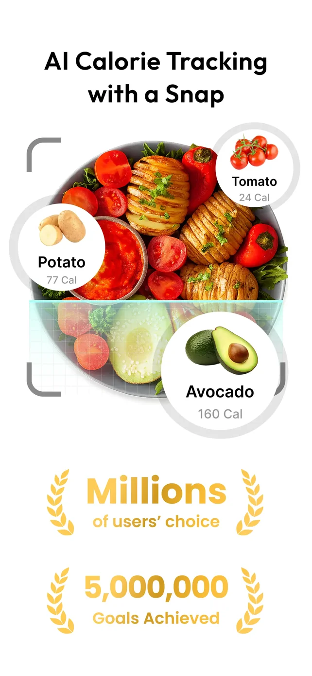 SnapCal: AI Calorie Counter App Store screenshot 1