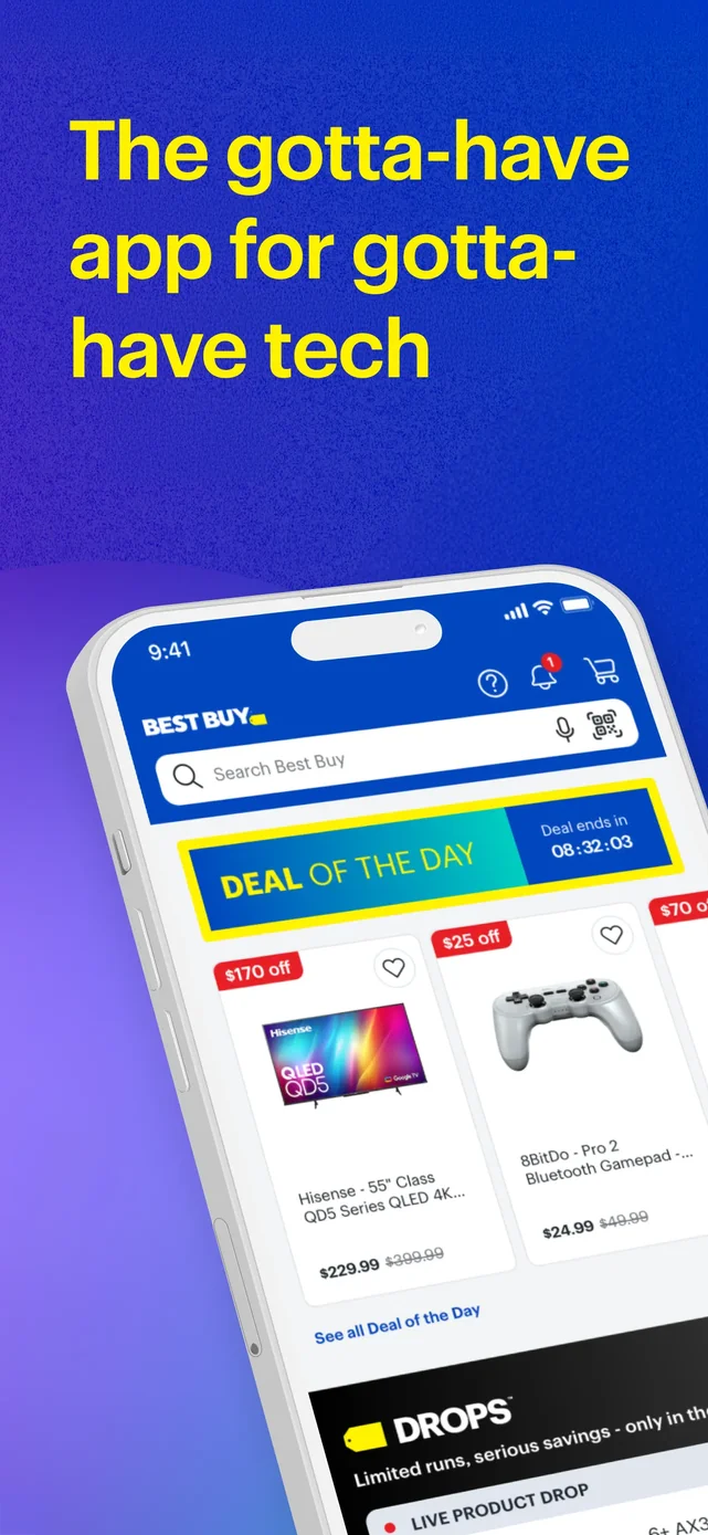 Best Buy: Tech Deals & Savings App Store screenshot 1