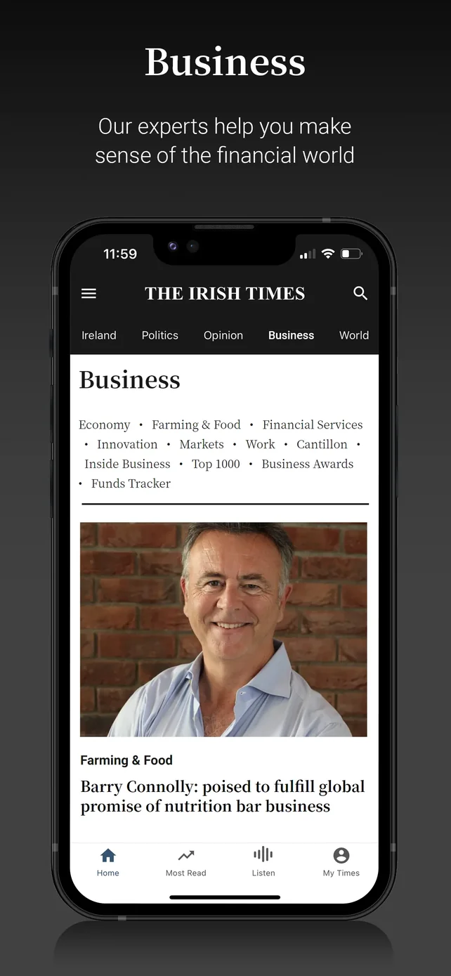 The Irish Times App Store screenshot 2