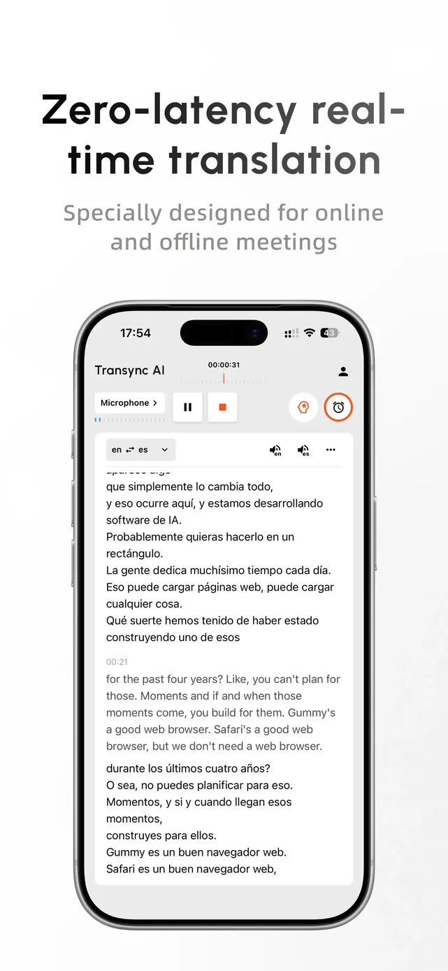 Transync AI - Translator App Store screenshot 2