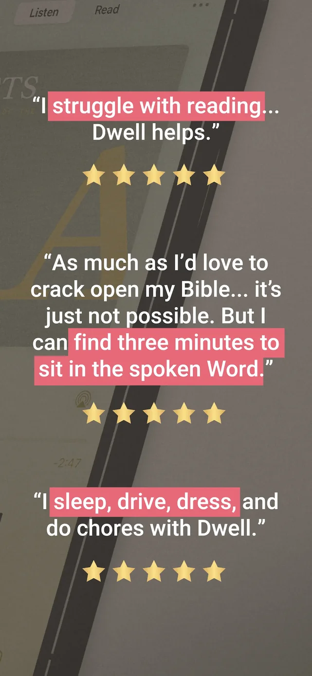Dwell: Audio Bible App Store screenshot 3