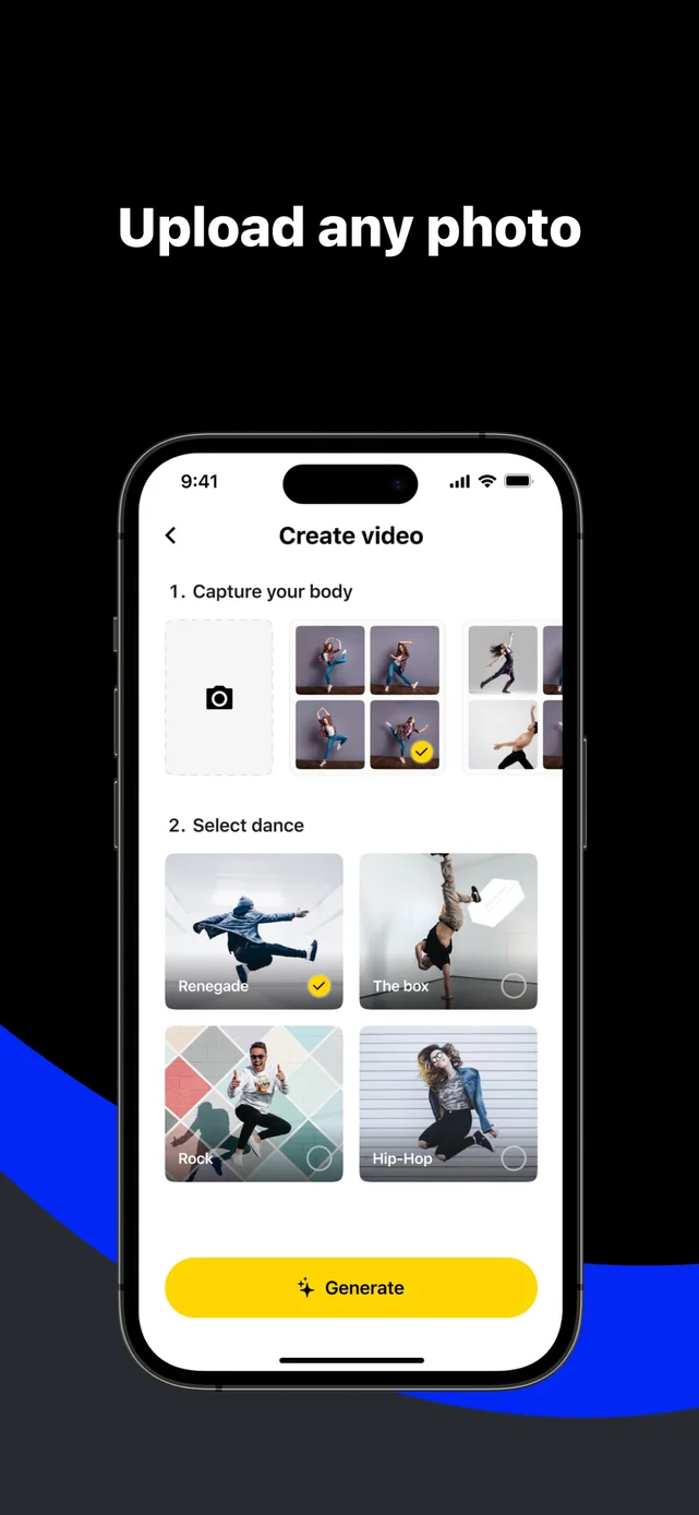 Vid AI: Animation, Dance App Store screenshot 2