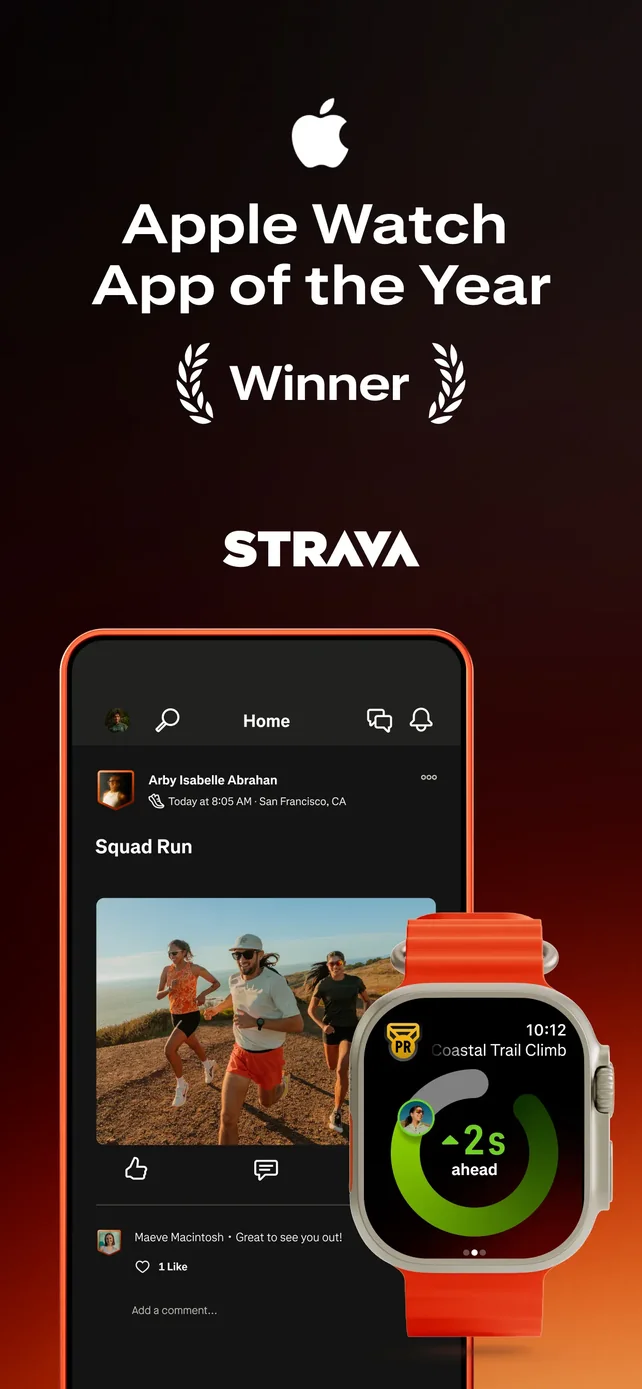 Strava: Run, Bike, Walk App Store screenshot 1