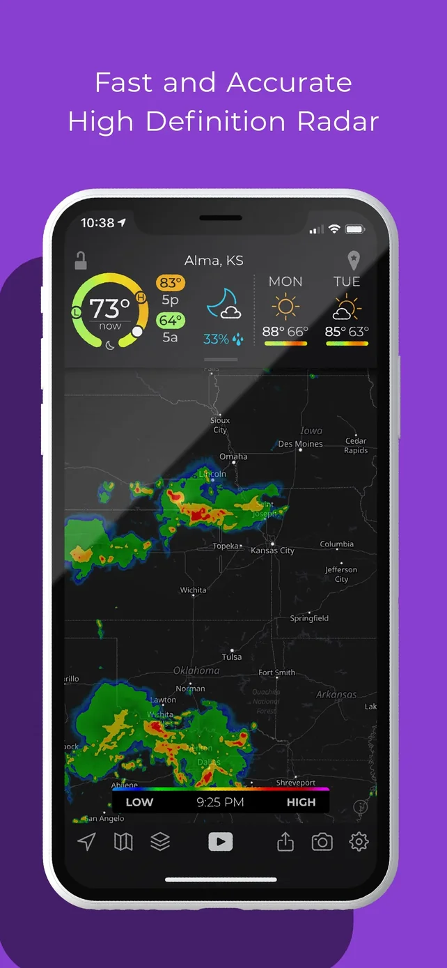 MyRadar Accurate Weather Radar App Store screenshot 1