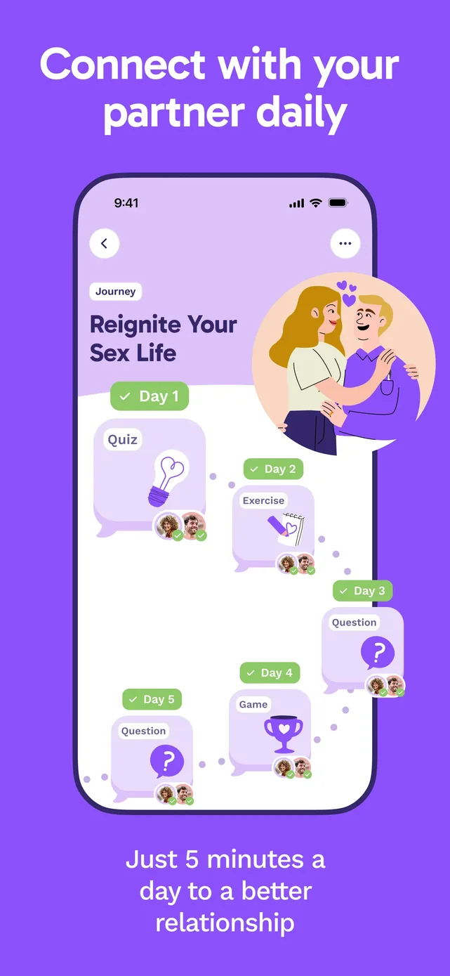 Paired: Couples & Relationship App Store screenshot 3