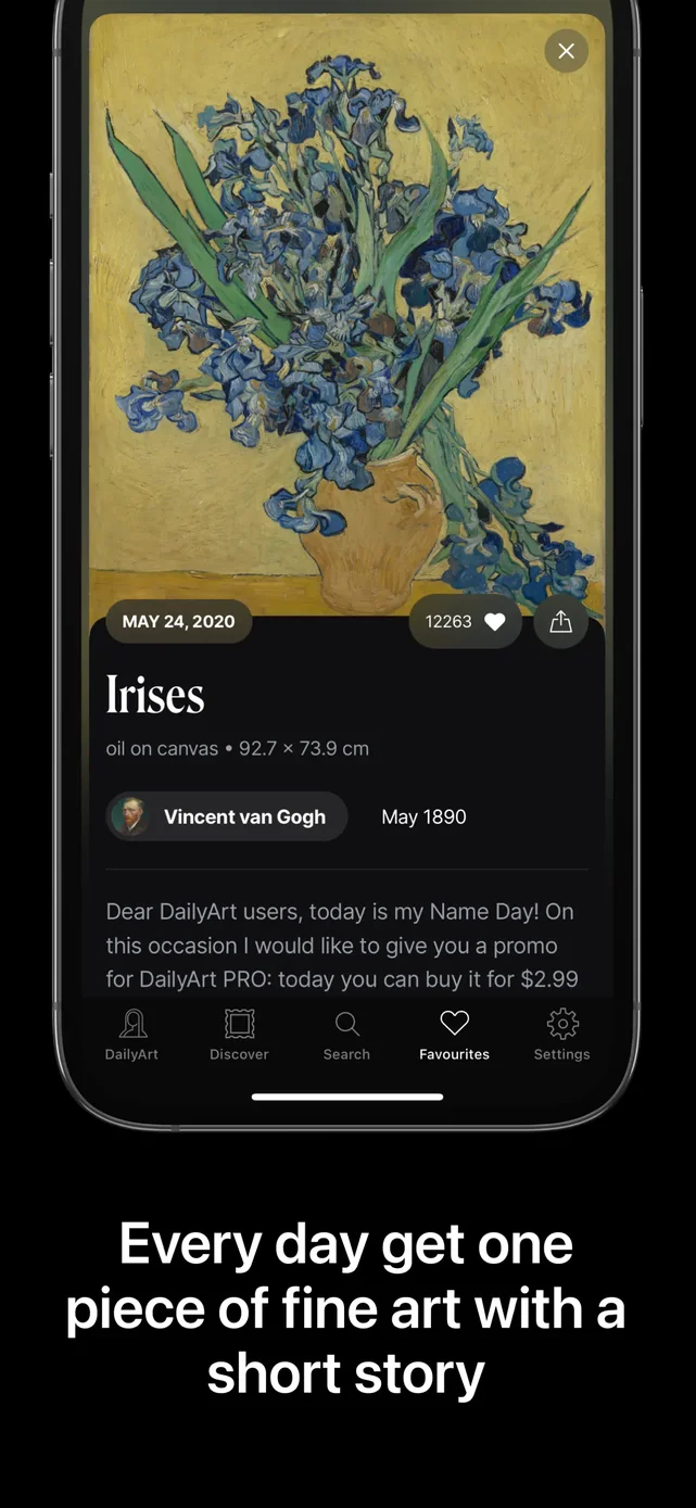 DailyArt App Store screenshot 3