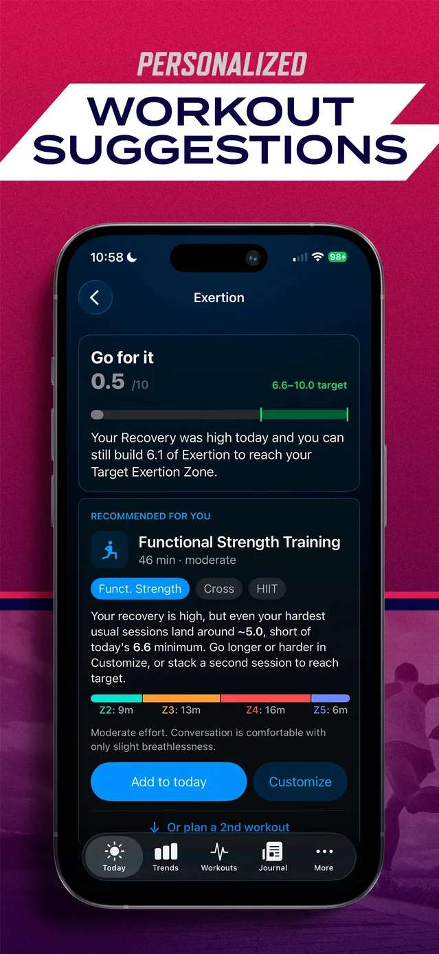 Athlytic: Fitness & Recovery App Store screenshot 4
