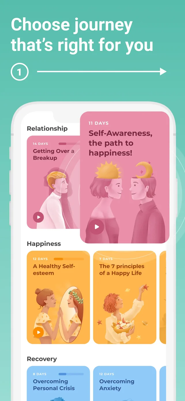 UpLife: CBT Therapy, Self Care App Store screenshot 3