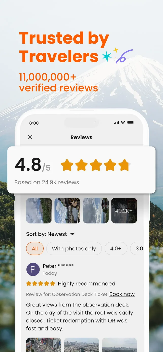 Klook: Travel & Activities App Store screenshot 2