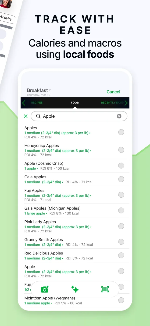 Calorie Counter by fatsecret App Store screenshot 3