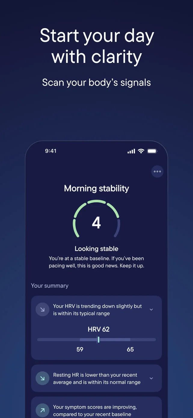 Visible: Pacing for illness App Store screenshot 3