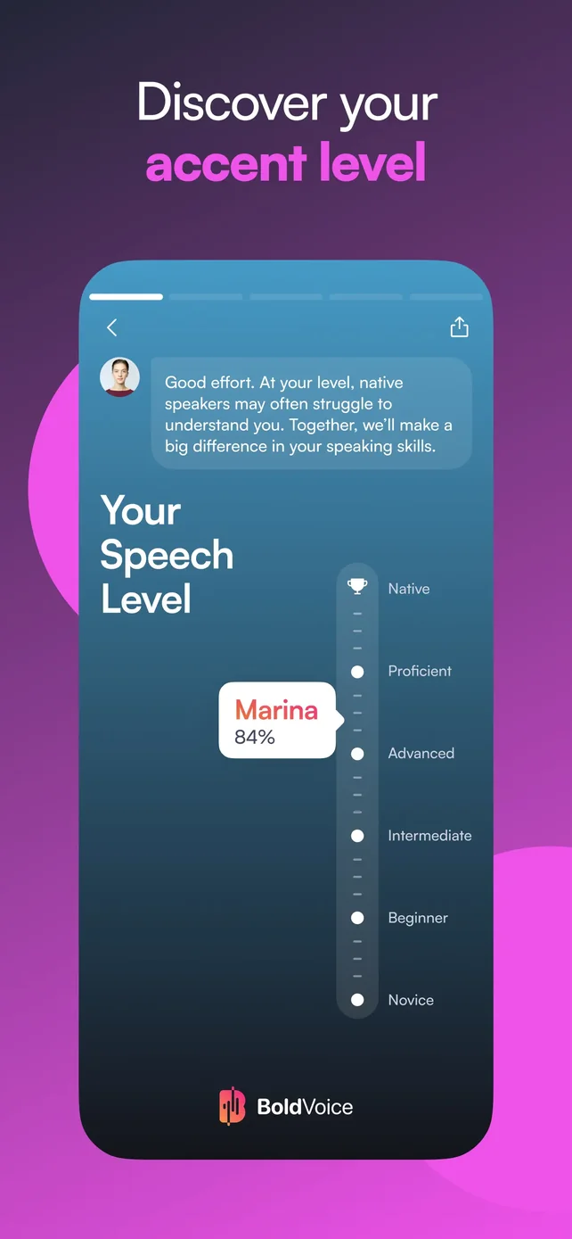 BoldVoice: Accent Training App Store screenshot 4