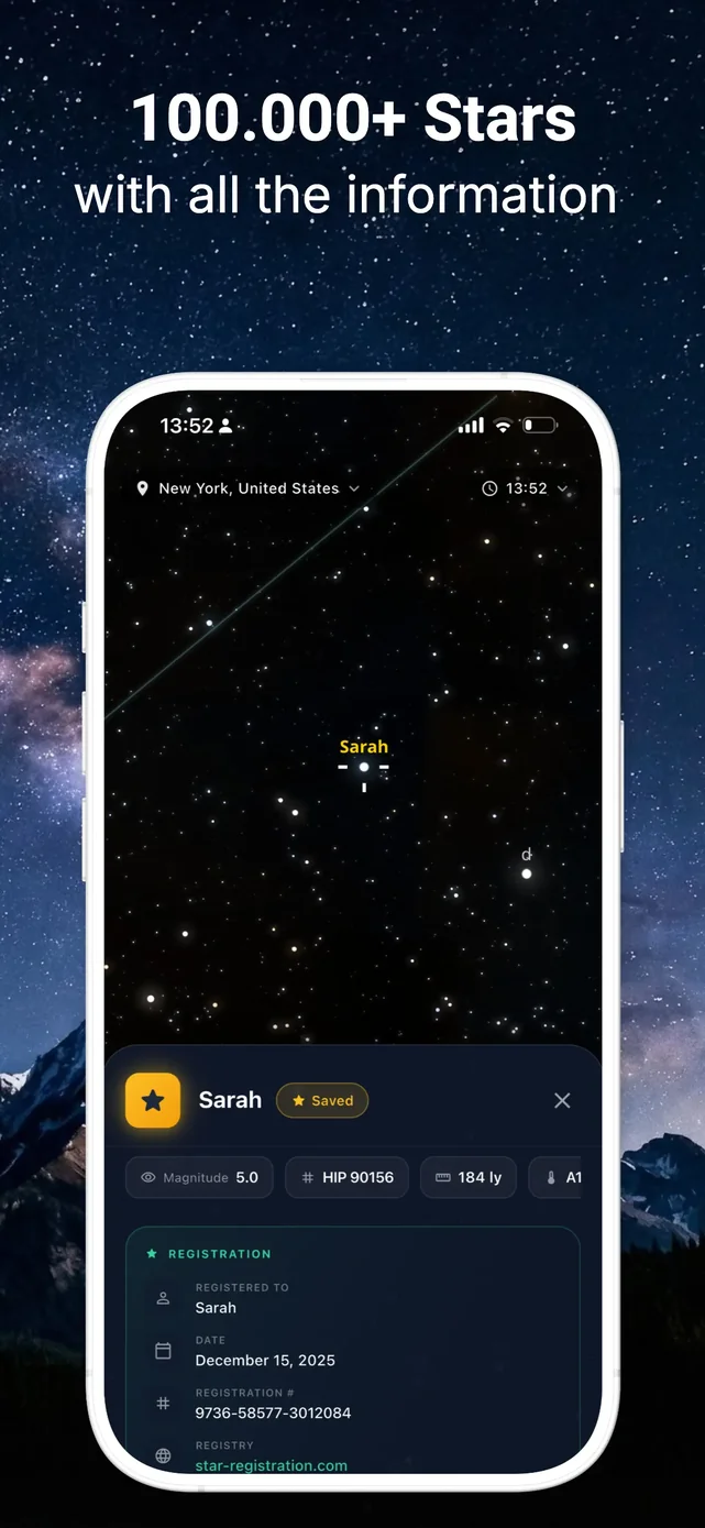 Star Guide: Night Sky Map App Store screenshot 3