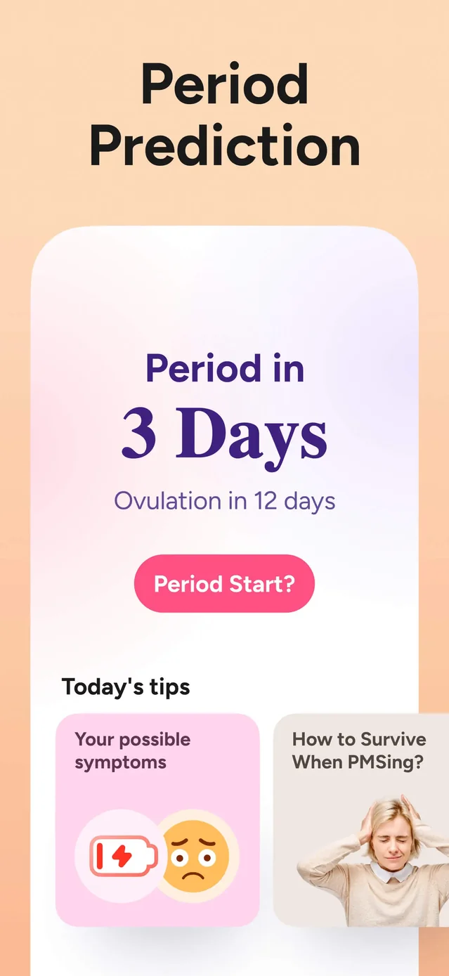 Period Tracker Period Calendar App Store screenshot 2