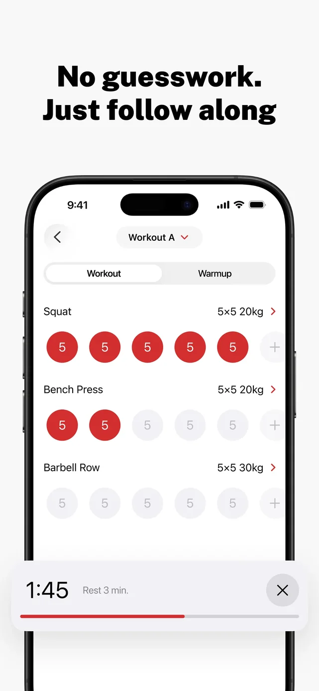 Stronglifts 5x5 Workout Plan App Store screenshot 2